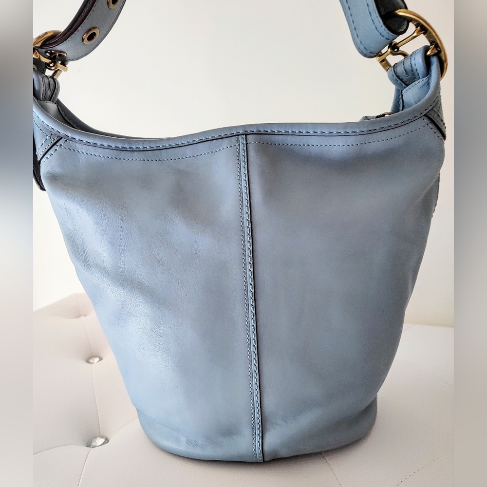 ~~COACH🩵Bleeker Tattersall Bag~~ - Picture 6 of 14